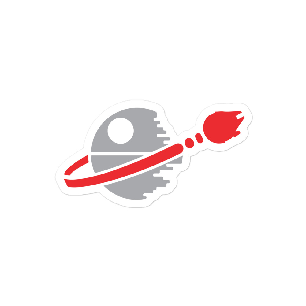Leggo My Deathstar — Retro Space Parody Sticker - Image 3