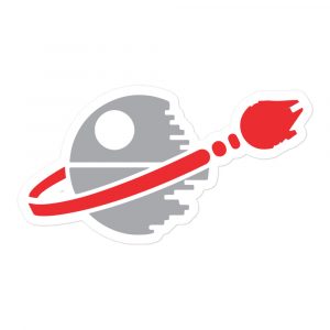 Leggo My Deathstar — Retro Space Parody Sticker