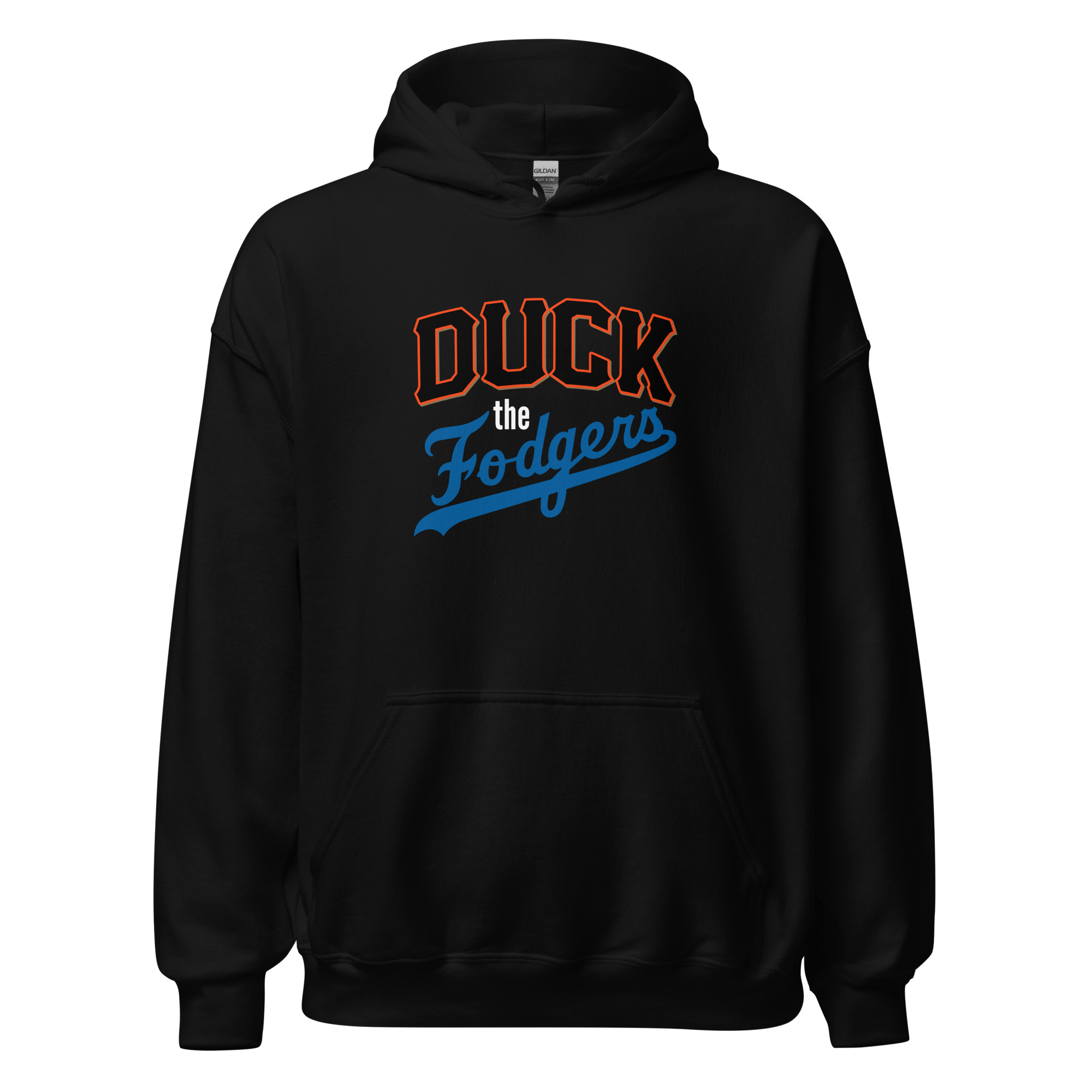 Duck the Fodgers Hoodie | Funny Baseball Rivalry Sweatshirt - Image 2