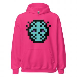Pixel Jason — Retro 8-Bit Horror Hoodie