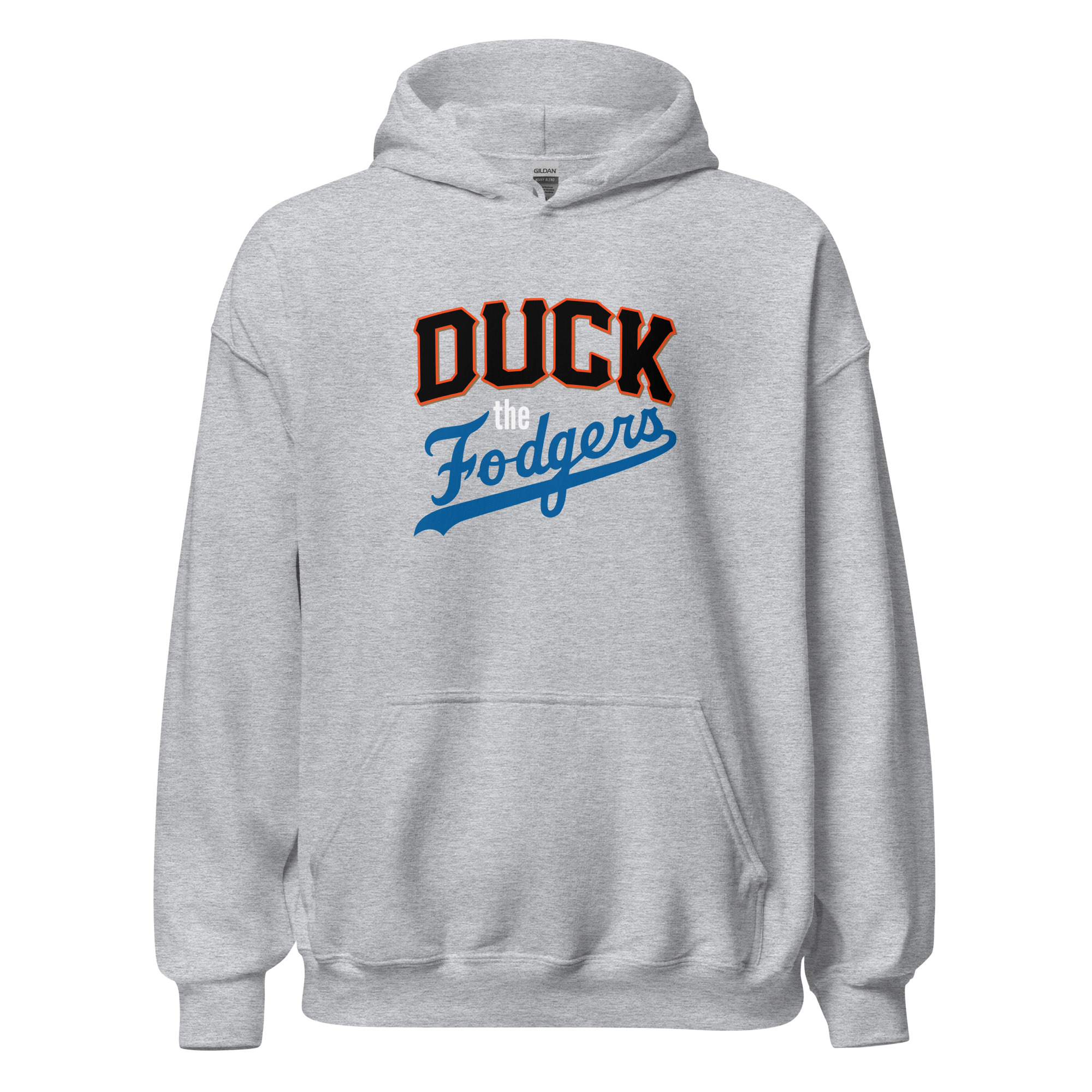 Duck the Fodgers Hoodie | Funny Baseball Rivalry Sweatshirt - Image 3