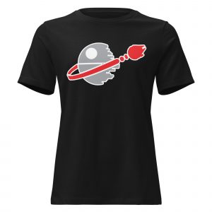 Alternative view of Leggo My Deathstar — Retro Space Parody Women's Tee